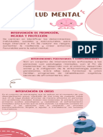 Infografía Salud Mental Orgánico Creativo Rosado y Blanco