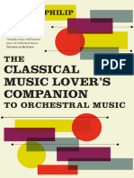 PHILIP, R. - The Classical Music Lover's Companion To Orchestral Music