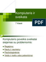 Kompiuteris Ir Sveikata 7kl