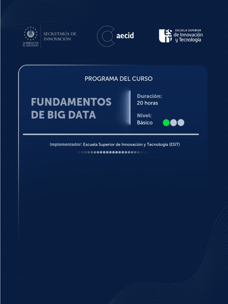 Curso Básico Virtual de Big Data | PDF | Big Data | Toma de decisiones