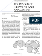 Water Resource Development and Management Water Resource Development and Management