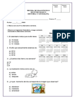 Prueba Diagnóstico Historia 2º LISTA