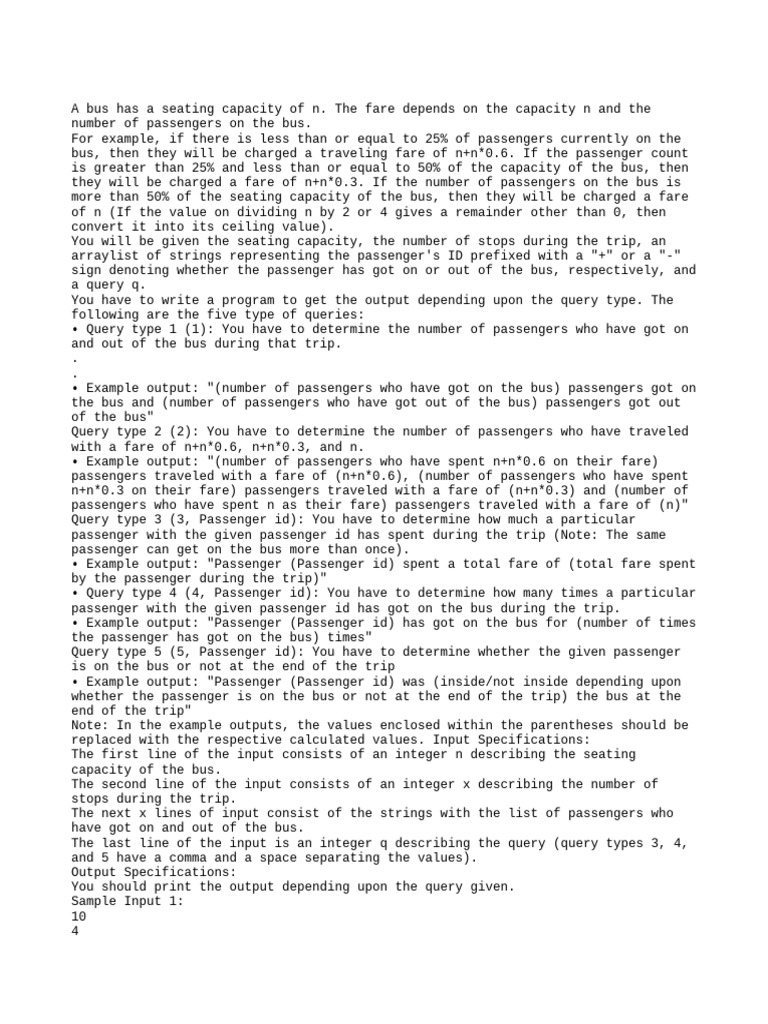 Image to text pdf fare bus