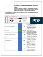 1.2.1 Programa de Mantenimiento SANY SY 55C