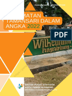 Kecamatan Taman Sari Dalam Angka 2022
