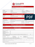 Formato de Aplicación ISO 22000 - HACCP