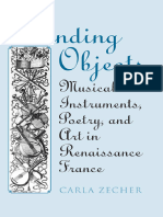 Carla Zecher - Sounding Objects, Musical Instruments, Poetry, and Art in Renaissance France (University of Toronto Press )(2007)