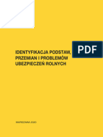 Identyfikacja Podstaw, Przemian I Problemów Ubezpieczeń Rolnych