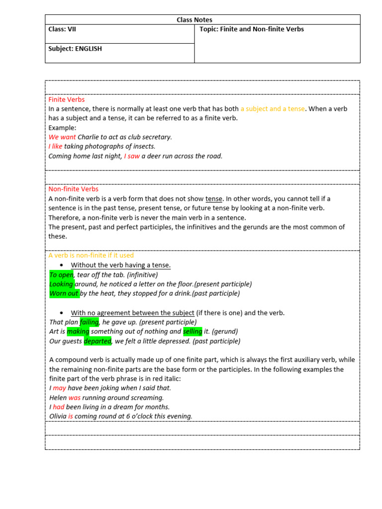7 English | PDF | Verb | Grammar