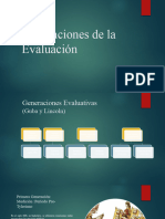 Generaciones de La Evaluación