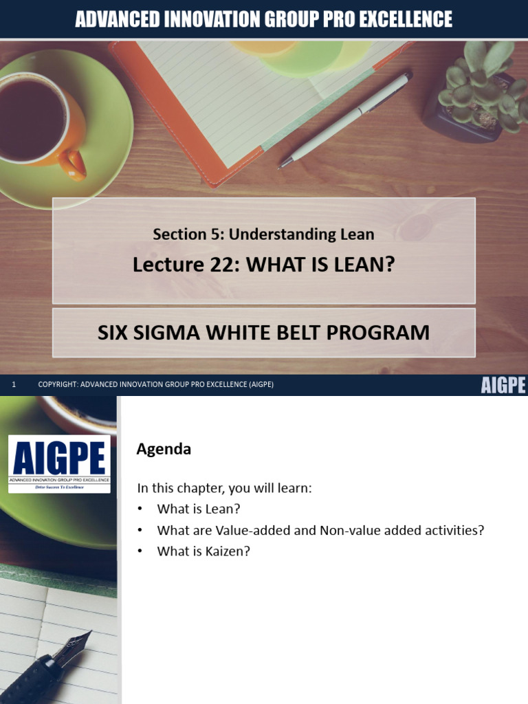 Section+5+Lecture+22+Understanding+Lean | PDF | Lean Manufacturing ...