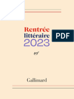 Livret Rentree Litteraire Gallimard 2023