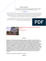 La Tributación Local y La Armonización Del Sistema Tributario Nacional