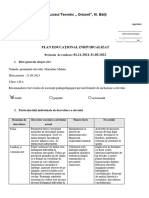 IPÎ Liceul Teoretic ,, Orizont", Fil. Bălți: Perioada de Realizare Date Generale Despre Elev