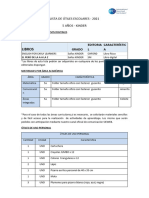 Inicial 5 Años Lista de Útiles