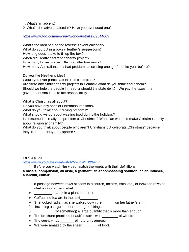 FCE Modifiers Consumerism PDF