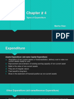 Chapter # 4 Types of Expenditure