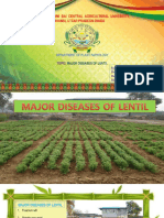 Major Diseases of Lentil Lens Culinaris