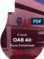 Prova Comenta OAB XL 1