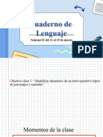 Lenguaje 6to Semana 02 Del 11 Al 15 de Marzo