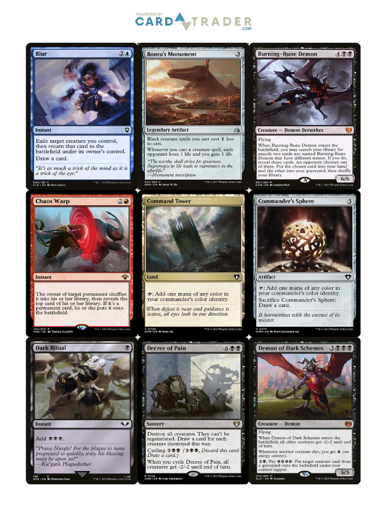 Cartas de Magic | PDF