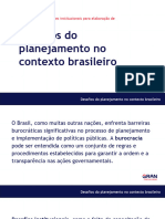 Slide - Planejamento e Análises Institucionais para Elaboração de Políticas Públicas III