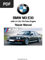 BMW E30 Bentley Repair Manual PDF | PDF | Automotive Industry