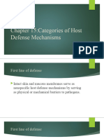 Chapter 15 Categories of Host Defense Mechanisms