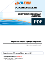 02 Konsep Dasar Pemrograman (Algoritme) - 2020