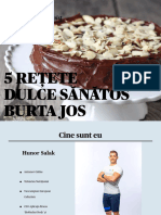 5 Retete Dulce Sanatos PDF