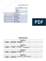 Calendario Aseo