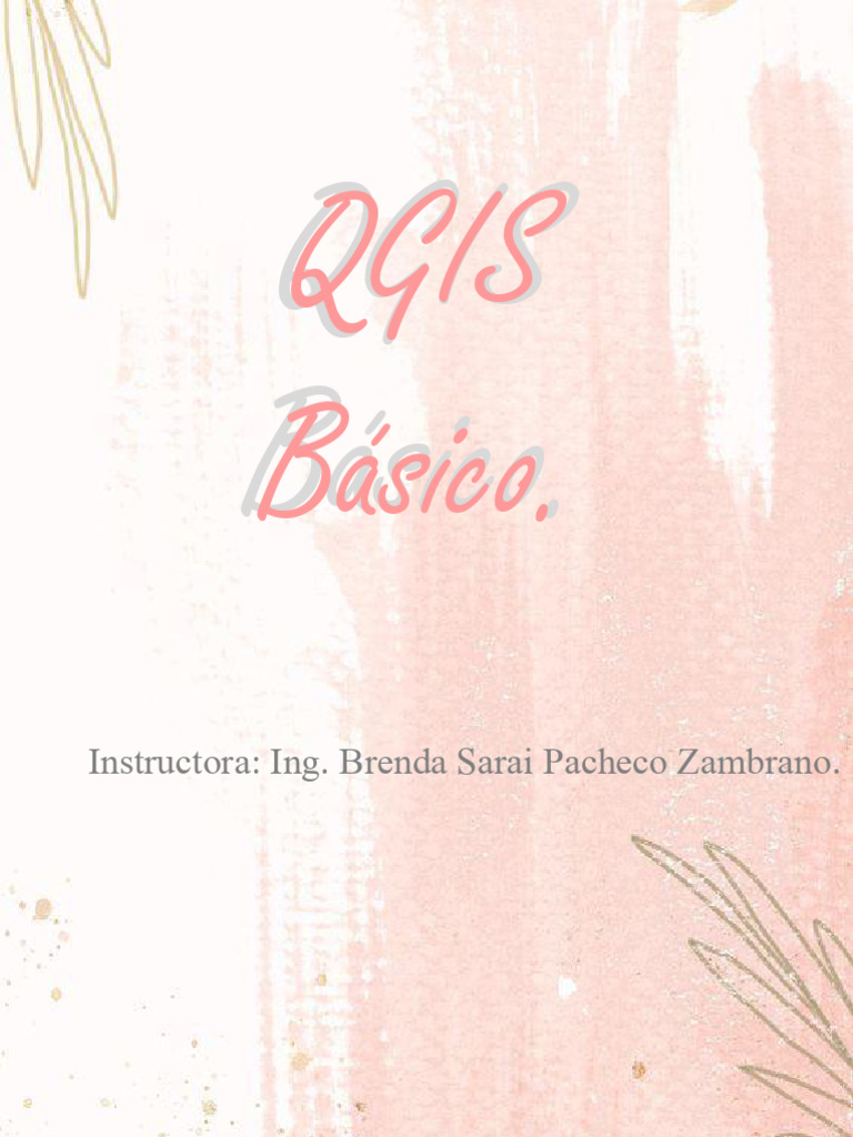 Sesión 1 Curso Qgis Básico Descargar Gratis Pdf Sistema De