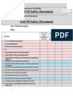 1.List of safety Documents