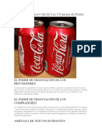 Ejemplo de Coca Cola de Las 5 Fuerzas de Porter