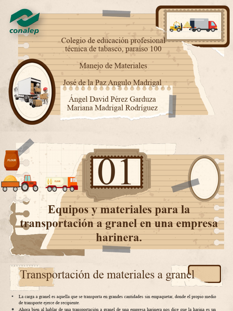 Equipos para Transporte de Materiales a Granel | PDF | Máquina ...