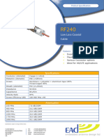 RF240 Low Loss Spec Sheet