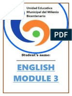 ENGLISH MODULE 3-  9TH