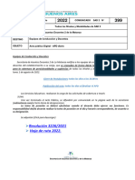 Resolución 3226/2021 Hoja de Ruta 2022.: Fecha