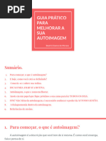 Guia Prático para Melhorar A Sua Autoimagem