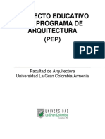 PEP Arquitectura 2019