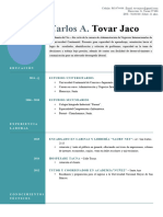 CV - TOVAR JACO, Carlos Alberto