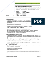 Formato 10 Especificaciones Tecnicas