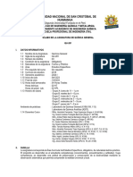 Silabo - QU-281 - Quimica - General - CIVIL