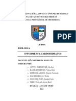 Informe N°2 - Carbohidratos