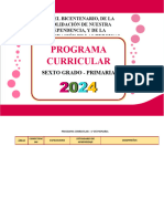 6º Programa Curricular Anual 2024
