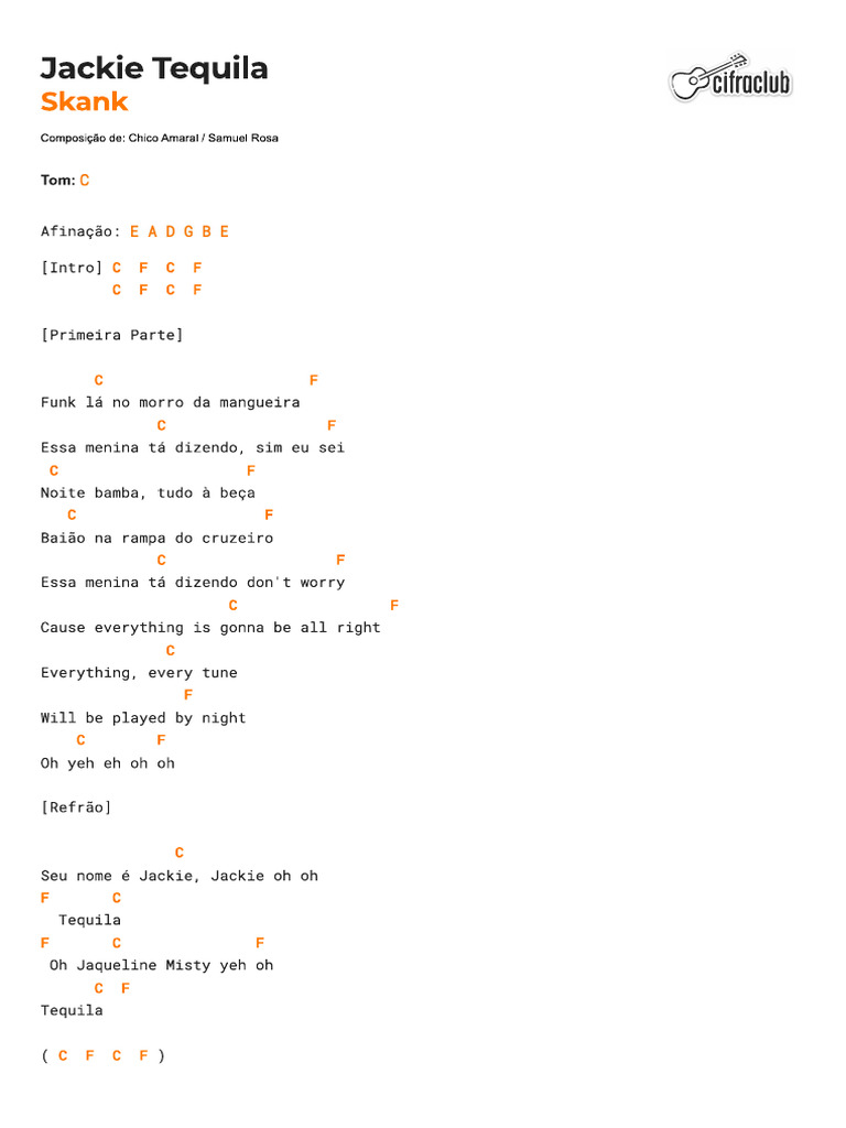 Jackie Tequila skank PDF