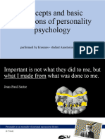 Concepts and Basic Provisions of Psychology