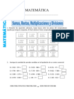 Ficha Diagnostica Matemática