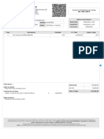 Factura Electrónica de Venta: No. FEM 70073