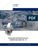 Ficha Técnica de Soplador Industrial Serie Yn5-47